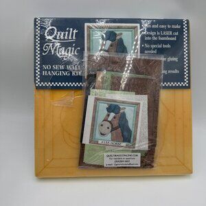 Quilt no sew wall hanging kit #155 Horse foam pre cut 11.5x11.5